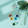 Crystals Chandelier Suncatchers Prisms Chakra Hanging Pendant AJEW-Q142-05-5