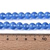 Transparent Glass Imitation Cat Eye Beads Strands GLAA-Q110-01B-04-4