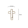 100Pcs Metal Paper Clips PW-WG33548-03-1