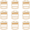 14Pcs Rectangle Alloy Buckles FIND-CY0002-02G-1