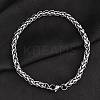 Tarnish Resistant 304 Stainless Steel Wheat Chains Bracelets BJEW-O091-04P-1