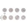 8Pcs 8 Styles 304 Stainless Steel Weather Pendants FIND-SZ0001-008P-2