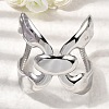 304 Stainless Steel Open Cuff Bangles for Women BJEW-K264-03P-2