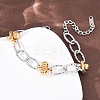 201 Stainless Steel Chain Bracelets BJEW-P378-01A-A-3