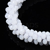 Faceted Opaque Glass Beads Stretch Bracelets BJEW-S144-002E-06-3