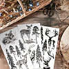 3 Sheets 3 Styles PVC Waterproof Decorative Stickers DIY-WH0404-364-4