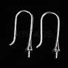 Rhodium Plated 925 Sterling Silver Earring Hooks STER-I016-101P-5