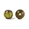 Handmade Gold Sand Lampwork Beads LAMP-N045-01C-06-2