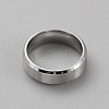 Stainless Steel Simple Plain Band Ring for Men Women RJEW-WH0015-04I-2