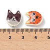 Spray Painted Alloy Beads FIND-Z109-01D-3