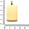 Tarot 304 Stainless Steel Enamel Pendants STAS-M119-07I-G-2