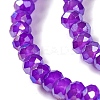 Baking Electroplate Glass Beads Strands X-DGLA-A039-J4mm-B05-3