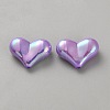 10Pcs Opaque Acrylic Beads SACR-WH0008-020H-1