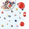 56Pcs 11 Colors Handmade Porcelain Beads PORC-FS0001-32-2