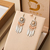 Alloy Resin Dangle Earrings FS-WG73BC7-02-1