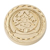 Christmas Series Wax Seal Brass Stamp Head AJEW-M037-01G-19-2