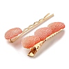 Gradient Heart Resin & Iron Clips Sets PHAR-F018-02D-3