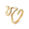 304 Stainless Steel Open Cuff Rings for Women RJEW-M020-01G-03-1