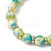 Christmas Alloy Enamel Charm Bracelets BJEW-JB12407-02-4