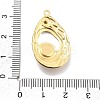304 Stainless Steel Enamel Rhinestone Pendants RESI-R155-020G-04-3