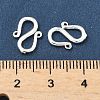 Brass S-Hook Clasps KK-H532-07B-S-3