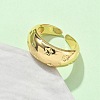 Brass Cuff Rings RJEW-V009-07G-3