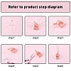 DIY Wire Wrapped Jewelry Making Kits DIY-PH0028-12-4