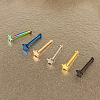 304 Stainless Steel Star Nose Bone Rings WGFF656-01-1