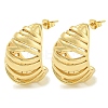 PVD Vacuum Plating 304 Stainless Steel Teardrop Stud Earrings for Women EJEW-G401-08G-1