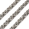 201 Stainless Steel Byzantine Chains SA-E001-14P-02-1