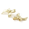 Brass Studs Earrings EJEW-K276-06A-G-2