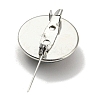 Round Glass Brooches FIND-Q096-01E-2