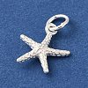 925 Sterling Silver Sea Animal Starfish Charms FIND-U013-16S-2