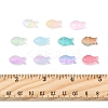 50Pcs Transparent Spray Painted Glass Beads GLAA-FS0002-06E-5