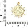 Brass Micro Pave Cubic Zirconia Pendants KK-P345-11G-3