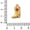 304 Stainless Steel Enamel Pendants STAS-P395-07G-3
