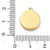 304 Stainless Steel Pendants STAS-I334-13G-3