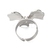 Bowknot Alloy Open Cuff Rings LS-RJEW-U006-05P-4