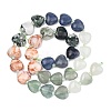 Gradient Color Natural Quartz & Fluorite & Tree Agate & Blue Aventurine & Red Netstone Beads Strands G-B185-A04-4