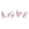 UV Plating Rainbow Iridescent Acrylic Pendants OACR-K003-007E-3