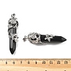 Natural Obsidian Big Pointed Pendants G-A172-16E-3