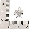 Rack Plating Brass Micro Pave Cubic Zirconia Charms KK-I716-22P-02-3