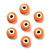 Opaque Printed Acrylic Beads OACR-G038-04F-1