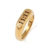 304 Stainless Steel Plain Band Finger Rings RJEW-P152-01G-4