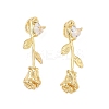 Brass Micro Pave Cubic Zirconia Pendants KK-L256-03G-1