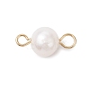 Natural Cultured Freshwater Pearl Round Links PALLOY-JF04219-02-3