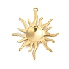 Ion Plating(IP) 304 Stainless Steel Pendants STAS-L268-026G-2