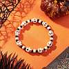 3Pcs 3 Colors Synthetic Turquoise & Glass Seed Beads Bracelets BJEW-JB12170-4