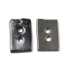 2-Hole Natural Black Lip Shell Buttons BSHE-G029-14-2