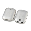 Electroplated Synthetic Non-Magnetic Hematite Pendants G-C136-05I-2